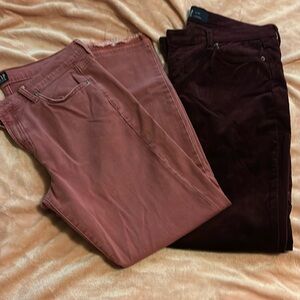 2 pairs of Gap pants